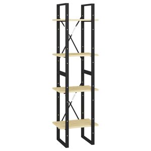 vidaXL bogreol 40x30x140 cm 4 hylder massivt fyrretr&aelig;