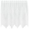 vidaXL Lace Gardin Hvid 100 x 150 cm Polyester