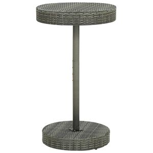 vidaXL havebord 60,5x106 cm polyrattan gr&aring;