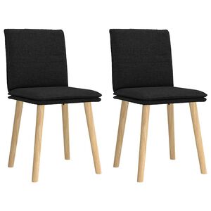 vidaXL spisebordsstole 2 stk. stof sort