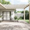 vidaXL lodret markise 140x600 cm oxfordstof hvid