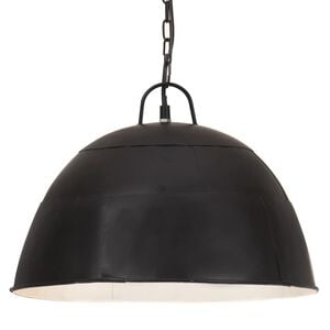 vidaXL industriel vintage h&aelig;ngelampe 25 W rund 41 cm E27 mat sort