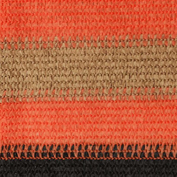 vidaXL altanafsk&aelig;rmning 90x500 cm HDPE flerfarvet