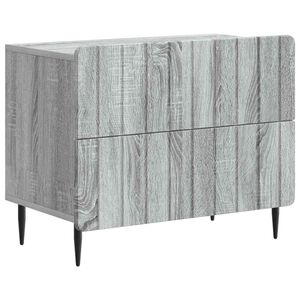 vidaXL Natskab Gr&aring; sonoma-eg 62 x 34,5 x 49,5 cm Konstrueret tr&aelig;