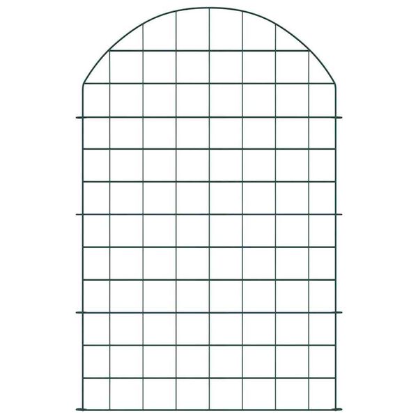 vidaXL Damhegns&aelig;t 8 pcs Gr&oslash;n 50 x 80 cm St&aring;l