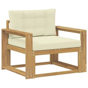 vidaXL Udend&oslash;rs Mellem Sofa Polyester Hvid