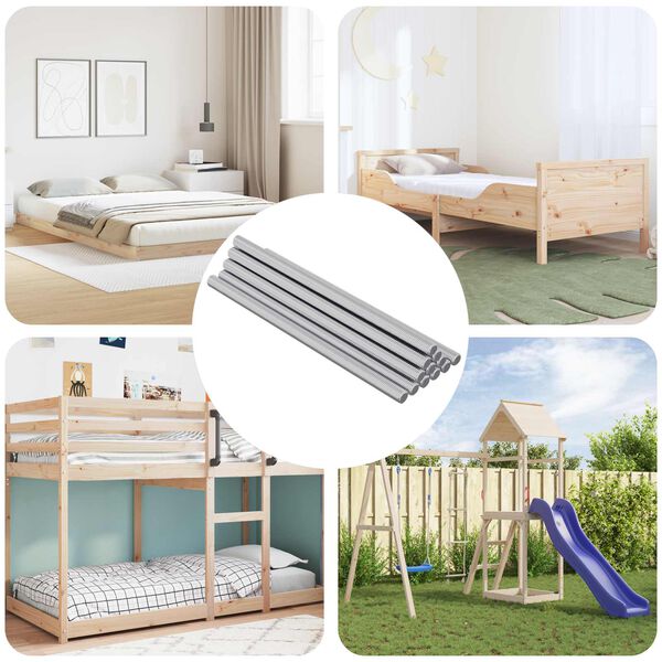 vidaXL Gevind Stang 900 pcs S&oslash;lv St&aring;l