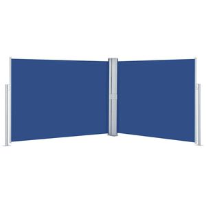 vidaXL sammenrullelig sidemarkise 140 x 1000 cm bl&aring;