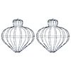 vidaXL Julefinial lys 2 stk. 384 LED'er Kold hvid Dia. 40 x 40 cm