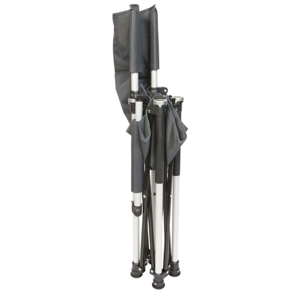 Bo-Camp højstol aluminium foldbar grå 1204788