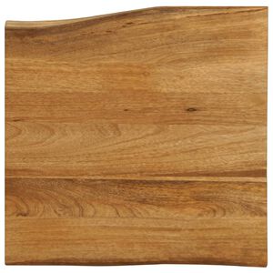 vidaXL bordplade 40x40x3,8 cm naturlig kant massivt mangotr&aelig;