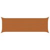 vidaXL Solskygge sejl Orange og Brun 6 x 2 m 100% polyester Oxford