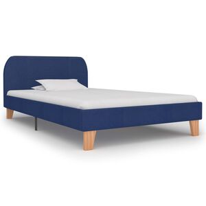 vidaXL sengestel 90 x 200 cm stof bl&aring;