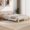 vidaXL sengeramme 135x190 cm massivt tr&aelig;