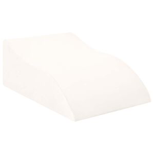 vidaXL Benpude 68 x 41 x 24 cm PU Skum Hvid