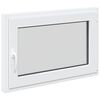 vidaXL K&aelig;ldervindue RISOR 90 x 50 cm PVC og glas Hvid