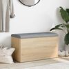 vidaXL opbevaringsb&aelig;nk Sonoma eg 82x42x45 cm konstrueret tr&aelig;
