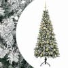 vidaXL Kunstigt juletr&aelig; med julekugle 120 cm 150 LED'er Varm hvid