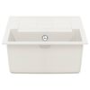 vidaXL Vask Hvid 780 x 500 mm 80% Kvarts og 20% Resin