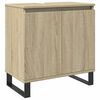 vidaXL badev&aelig;relsesskab 58x33x60 cm konstrueret tr&aelig; sonoma-eg