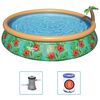 Bestway Fast Set oppusteligt pools&aelig;t Paradise Palms 457x84 cm