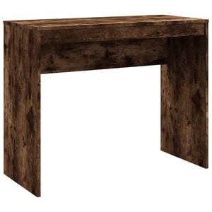 vidaXL skrivebord 90x40x72 cm konstrueret tr&aelig; r&oslash;get egetr&aelig;sfarve