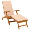 vidaXL Reclinerende og foldbar liggestol 55 x 146 x 91 cm