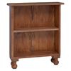 vidaXL Hylder med hylde Brun 47 x 16 x 55 cm Massiv Mahogni