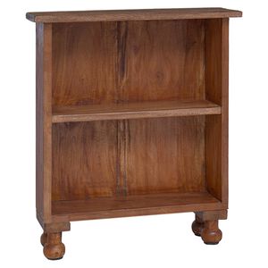 vidaXL Hylder med hylde Brun 47 x 16 x 55 cm Massiv Mahogni