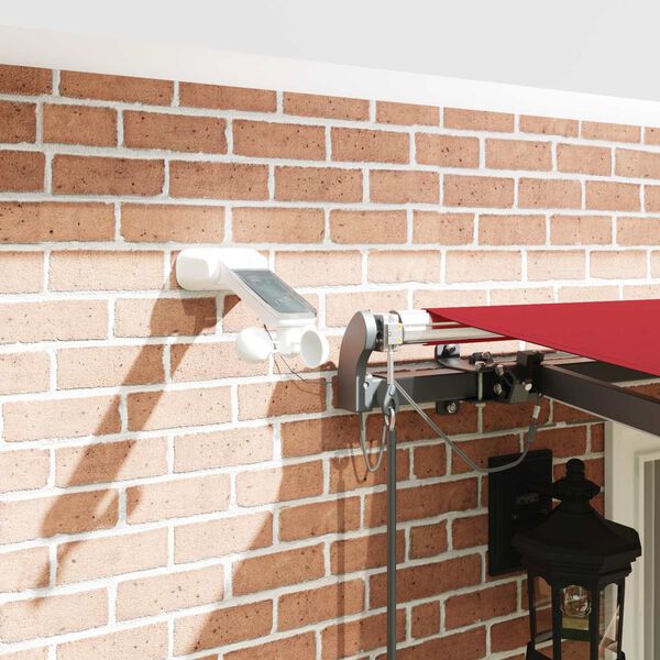 vidaXL Markiseduge med R&oslash;d 400 &times; 350 cm Polyester