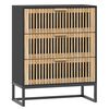 vidaXL sk&aelig;nk 60x30x75 cm konstrueret tr&aelig; sort