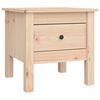 vidaXL sidebord 40x40x39 cm massivt fyrretr&aelig;