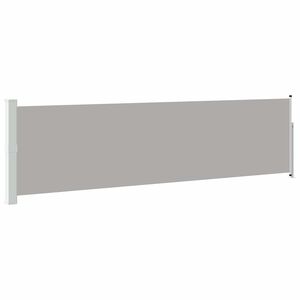 vidaXL sammenrullelig sidemarkise til terrassen 140 x 514 cm gr&aring;
