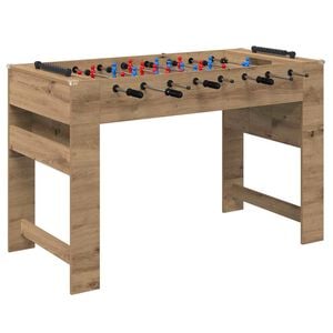 vidaXL Fodboldbord Artisan Eg 125 x 60,5 x 80 cm Konstrueret tr&aelig;