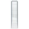 vidaXL gabionkurv med cover 200x50x200 cm galvaniseret jern
