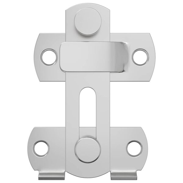 vidaXL D&oslash;rklinke 12 pcs S&oslash;lv 70 x 8 mm St&aring;l