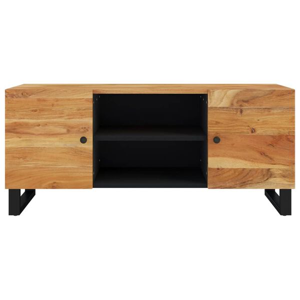 vidaXL tv-bord 105x33x46 cm massivt akacietræ