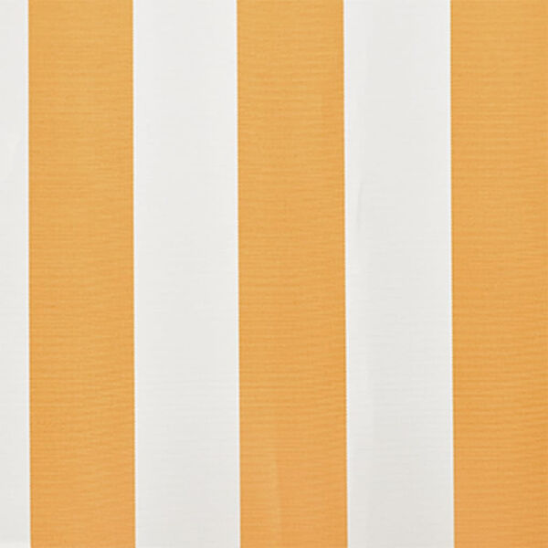 vidaXL markisedug 6x3 m solsikkegul og hvid (stel medfølger ikke)