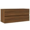 vidaXL underskab 100x38,5x45 cm konstrueret tr&aelig; brunt egetr&aelig;