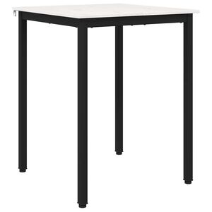 vidaXL Spisebord Hvid 60 x 60 x 75 cm Massiv fyrretr&aelig;