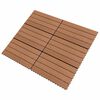 vidaXL Terrasse Flise 6 pcs Brun 60 x 30 cm WPC
