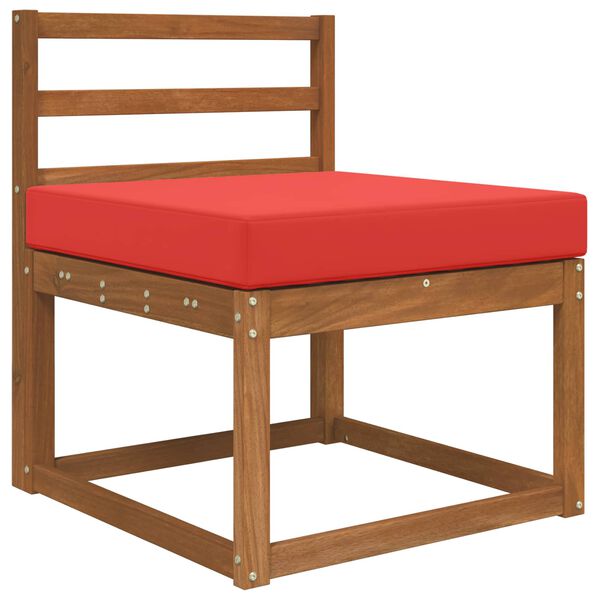 vidaXL Udend&oslash;rs Sofa Pude R&oslash;d 60 x 60 x 8 cm Polyester