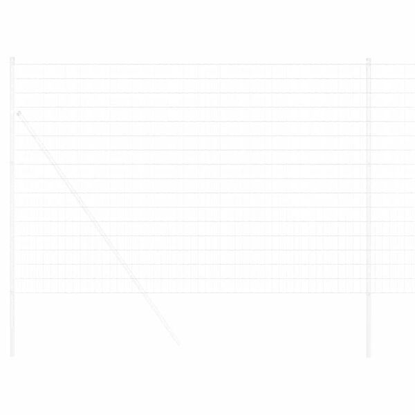 vidaXL Euro Hejn Sølv 1.6 x 10 m Varmegalvaniseret jern