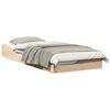vidaXL Sengestel Brun 80 x 200 cm Massiv fyrretr&aelig;