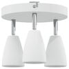 vidaXL Loftsspot med spotlights Hvid 19 x 19 x 14,5 cm Metal
