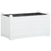 vidaXL plantekasse 80x42,5x42 cm PP hvid