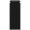 vidaXL Konsolbord Sort eg 80 x 30 x 80 cm Konstrueret tr&aelig;
