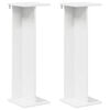 vidaXL Planteholder 2 pcs Hvid 25 x 25,5 x 80,5 cm Konstrueret tr&aelig;