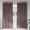 vidaXL Velour Gardiner med gardiner 2 pcs Brun 260 x 140 cm Fl&oslash;jl