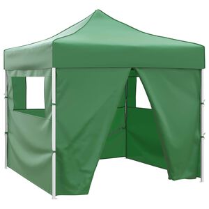 vidaXL Party Tent 291 x 291 x 315 cm Gr&oslash;n Oxford stof